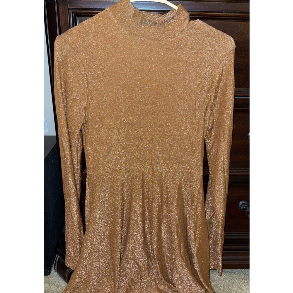 Sparkling Long Sleeve Dress